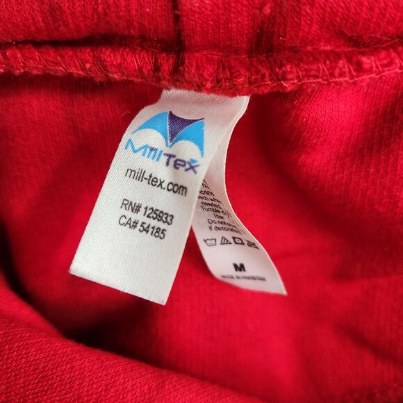 WI State Pullover Hoodie Women's Medium Red Cotton Blend Sweatshirt Souvenir - Picture 11 of 12